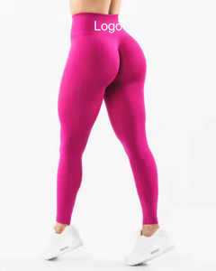 Leggings de Yoga de Cintura Alta sin Costuras, Largos, a Cuadros, de Spandex y Poliéster, Elásticos en Cuatro Direcciones, de Secado Rápido, para Mujer - Product Image 6