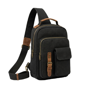 Multi Pocket Sling Bag Crossbody Chest Pack Anti Theft Casual Travel Shoulder <b>Backpack</b> Lightweight Outdoor Daypack Unisex - Product Image 1