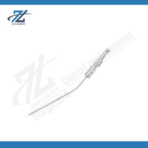 Tube d'aspiration Frazier en acier inoxydable, instrument chirurgical d'aspiration avec contrôle par le doigt pour la neurochirurgie et la chirurgie générale - Product Image 4