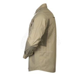 Camisa de Trabajo Ligera Resistente al Fuego para Trabajadores Petroleros, Ropa de Trabajo de Seguridad, Camisas FR para Hombre de 7.5oz, Repelente al Agua, para Soldadura - Product Image 2