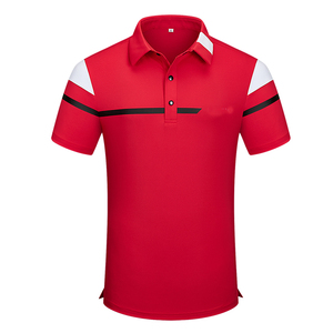 T-shirt Homme Jaune Moutarde Tricoté Écologique Vintage à Manches Courtes en Coton Décontracté Respirant Couleur Unie pour le Golf - Product Image 4