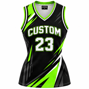 เสื้อบาสเก็ตบอลหญิงแบบสั่งทำพิเศษ เสื้อบาสเก็ตบอลผู้หญิงสุดหรู - Product Image 1