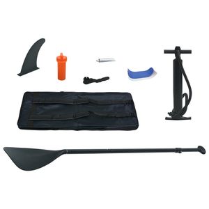 Blue and White <b>Inflatable</b> <b>Stand</b>-<b>Up</b> <b>Paddle</b> <b>Board</b> Set SUP Surfboard Accessory - Product Image 6
