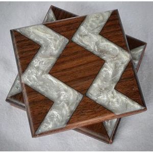 Posavasos de Resina de Madera con Acabado Natural para Decoración de Mesa, Manteles y Almohadillas para Uso en el Hogar y la Oficina - Product Image 4