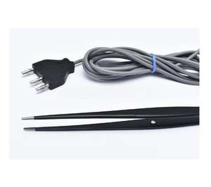 คีมจับไฟฟ้าชนิดโมโนโพลาร์คุณภาพสูง ผลิตจากพลาสติก ทนทานต่อการใช้งานซ้ำ และเหมาะสำหรับการผ่าตัดแบบไฟฟ้า - Product Image 3