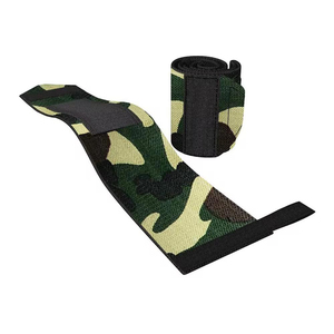 High Quality Wrist Support Gym Cotton Elastic Weight Lifting Wrist Wraps High Quality Gym Wrist Wraps Cheap Price OEM Custom - Product Image 2