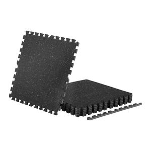 Set di 12 Tappetini Puzzle in Schiuma EVA ad Alta Densità 61 x 61 x 1,4 cm, Tappetini Morbidi Interconnessi in Gomma per Fitness e Palestra - Product Image 1