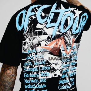 Nouveau style T-shirts décontractés à col rond pour hommes, manches longues, 100% coton, impression numérique, respirants, haute qualité, couleur noire, meilleur design - Product Image 6