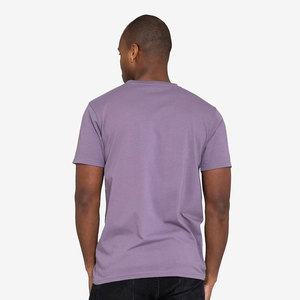 T-shirt à col roulé pour homme, coupe classique, léger, en mélange polyester/coton écologique, infroissable, à manches courtes - Product Image 6