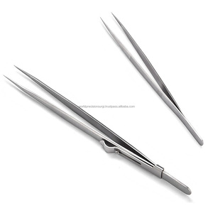 Pinzas de acero inoxidable de precisión para colocación de gemas de diamante, herramienta artesanal para joyería, agarre profesional antiestático - Product Image 3