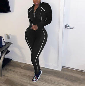 Conjunto Deportivo para Mujer, Conjunto de Yoga Ajustado, Body de Talla Grande, Color Sólido, Ropa Deportiva sin Espalda, Mono Deportivo Reflectante para Mujer - Product Image 6