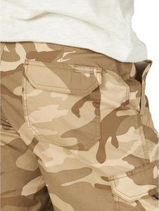 Shorts cargo camouflage pour homme, taille mi-haute, respirants, décontractés, en polyester et coton tissé, avec poches - Product Image 2