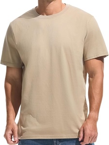 mens cotton t shirt manufacturer custom crew neck premium breathable soft jersey blank <b>tshirt</b> wholesale supplier casual everyday - Product Image 1