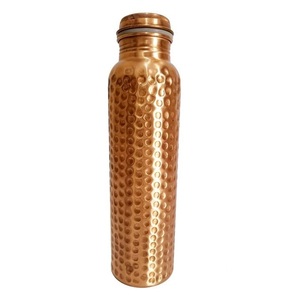 Botella de Cobre Martillado de Calidad de Exportación para Bebidas, Botella de Hidratación de Cobre Martillado Orientada a la Salud - Product Image 1