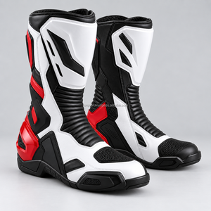 Bottes de moto longues pour l'aventure, chaussures de moto imperméables, équipement de protection confortable, bottes de moto à tige longue - Product Image 3