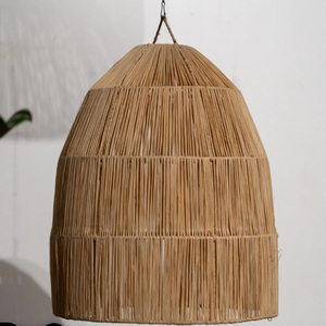 Abat-jour en jute marocain tissé à la main, lampe suspendue, 100% tissé à la main - Product Image 1