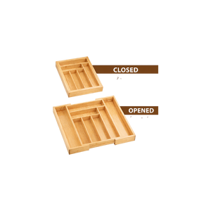 Set 9 Eco-Friendly American Style Bamboo Wood Rectangle Storage <b>Boxes</b> Lacquer Finish Kitchen Desk Drawer Bin for <b>Tea</b> Cutlery - Product Image 4