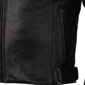 Veste en cuir d'agneau de qualité supérieure, doublée de fourrure Sherpa, imprimée, respirante, ignifuge, haute performance, avec garniture en fourrure, toutes saisons, pour hommes - Product Image 6