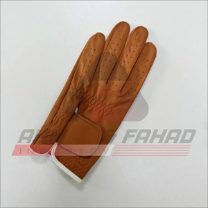 Custom Color Pakistani Cabretta Leather Golf Glove with Your <b>Own</b> Logo - Product Image 4