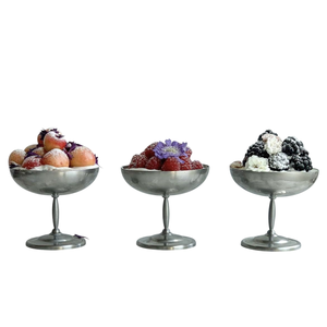 Bol à fruits en aluminium poli, centre de table en métal, élégant bol de service sur pied et bac à boissons robuste pour la maison et les restaurants - Product Image 6