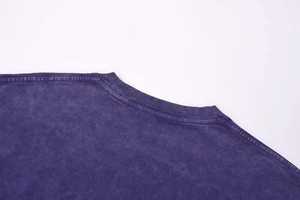 เสื้อยืดซักกรดสำหรับผู้ชายเสื้อยืดสำหรับผู้ชายเสื้อล้างกรดดีไซน์แบบกำหนดเองใหม่เสื้อแนวสตรีทซักได้สำหรับผู้ชาย - Product Image 6