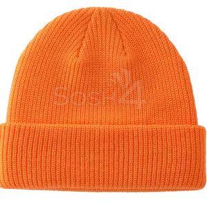 <b>Beanies</b> Hats 100% <b>Wool</b> Premium Quality Custom Color Jacquard Unisex Adults New Arrival Top Selling - Product Image 1