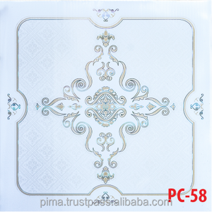 Panel de Techo de PVC Impermeable de Bajo Precio para Decoración de Interiores (PIMA) Fabricación Vietnamita al por Mayor 24x24 PVC Virgen 8mm - Product Image 4
