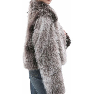 Veste en fausse fourrure respirante pour femme, design unique, haute qualité, écologique, nouvelle mode, vente en gros en ligne - Product Image 6