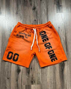 Jogging graphique à impression DTG personnalisé Short délavé Street Wear Hip Hop Short de survêtement vintage pour hommes coupe Boxy oversize délavé au soleil - Product Image 3