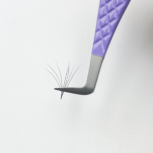 Stainless Steel Beauty Eyelash Tweezers Grip <b>Pink</b> <b>Box</b> Packaging Customizable Logo Anti-Static Durable Volume Lash Styling <b>Tools</b> - Product Image 1