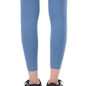 Leggings Largos de Cintura Alta Color Azul Cielo para Mujer, Pantalones de Yoga Elásticos y Ajustados para Entrenamiento, Running, Fitness, Gimnasio y Uso Casual - Product Image 5