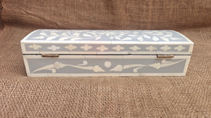 Bone Inlay Jewelry Box Handmade Polished Love Design Organic Material Customizable Size Decorative Storage <b>Boxes</b> - Product Image 4