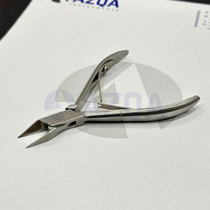 Coupe-cuticules à lame droite en acier inoxydable avec double ressort pour manucure professionnelle, soin des ongles des doigts et des pieds - Product Image 2