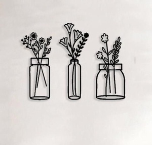 งานศิลปะโลหะติดผนังสุดหรู สำหรับตกแต่งภายในอย่างมีสไตล์ ประติมากรรมเหล็กแขวนผนัง - Product Image 3