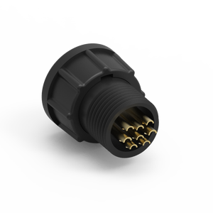 Conector Impermeable IP67 de Latón Moldeado de 8 Pines, Tamaño B, con Cable, 5A y 2A - Product Image 2