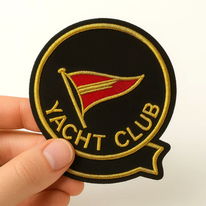 Insignias Bordadas a Mano con Hilo de Oro, Ecológicas, Libres de Níquel, de Lujo, para Sombreros, Tamaño y Forma Personalizables - Product Image 6