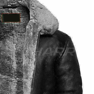 Veste d'hiver en cuir pour homme, qualité durable, style élégant et intérieur confortable pour un usage quotidien - Product Image 3