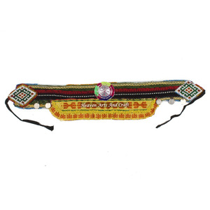 Vintage Belt Belly Dance Bead Afghani Traditional Waist Belt Kuchi Tribal BB035A <b>Old</b> Banjara Real Vintage Handmade Beaded Belts - Product Image 1