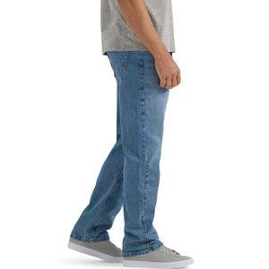 Jeans de Mezclilla de Algodón de Alta Calidad para Hombre, Pantalones de Moda Urbana, Estilo Hip Hop, Corte Recto, Jeans de Mezclilla de Algodón Desgarrados para Hombre - Product Image 2