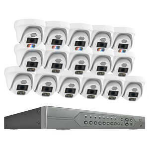 Kit de caméra de sécurité POE 16 canaux 5MP en gros, série de caméras réseau avec caméra dôme incluse - Product Image 1