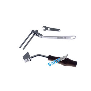 Satinsky Steel Manual <b>Guide</b> Pin <b>Drill</b> Guider Multi-Hole Kirschner Wire Orthopedic Cannulated Screw Surgical Instruments CE - Product Image 3
