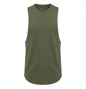Custom <b>Men</b>’s Sleeveless Tank Top Breathable Quick Dry Gym Running <b>Sports</b> <b>Vest</b> OEM Private Label - Product Image 5