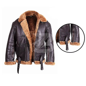 Elegant Casual Street Unisex Fur Leather Hooded Windproof <b>Jacket</b> Washed Zipper OEM Service Stylish Soft Comfortable Warm - Product Image 5