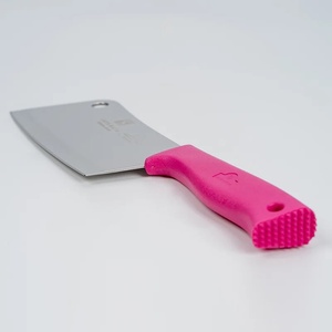 Couteau à désosser JM460 en acier inoxydable de 6,5 pouces, ambidextre, avec couvercle de sécurité en plastique, hachoir de cuisine chinois ergonomique et coloré - Product Image 3