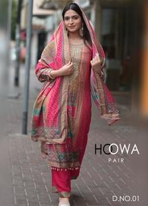 ชุดคุร์ตะผ้ามัสลินเนื้อหนัก 100% ผ้าไหม คอทรงโอ สไตล์โบฮีเมียนน่ารัก ปี 2026 พร้อมกางเกงและผ้าคลุมไหล่ แขนยาว - Product Image 4