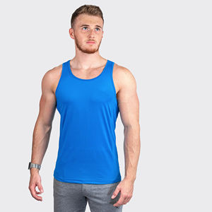 Débardeur Homme OEM – Débardeur de Fitness Décontracté Sans Manches avec Fentes Latérales en Coton Respirant – Vente en Gros à Bas Prix - Product Image 6