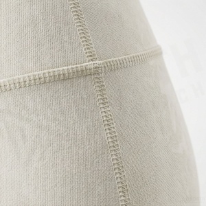 Leggings de Cintura Alta para Mujer, Tejido Sin Costuras, Color Sólido, Elásticos, para Yoga, Estilo Básico para Todas las Temporadas - Product Image 5