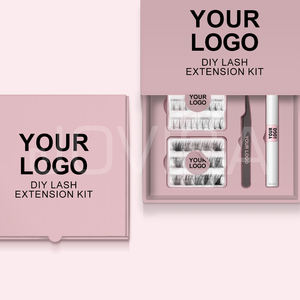 Kit de pestañas de marca privada para pestañas, juego de pestañas autoadhesivas - Product Image 2