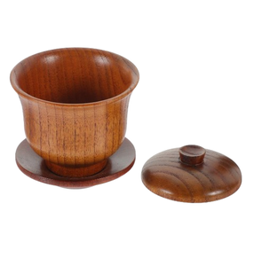 Wooden Drinking <b>Cups</b> <b>Tea</b> <b>Cup</b> <b>Saucer</b> <b>Tea</b> & Espresso Supplies Tabletop Dining Double Wall <b>Tea</b> <b>Cups</b> With Designer Handle - Product Image 5