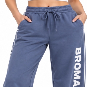 Women Track Pants Loose Fit Drawstring Waist Casual Sports <b>Trousers</b> Relaxed Fit Drawstring Waist Wide Leg Soft Feel Pant - Product Image 6